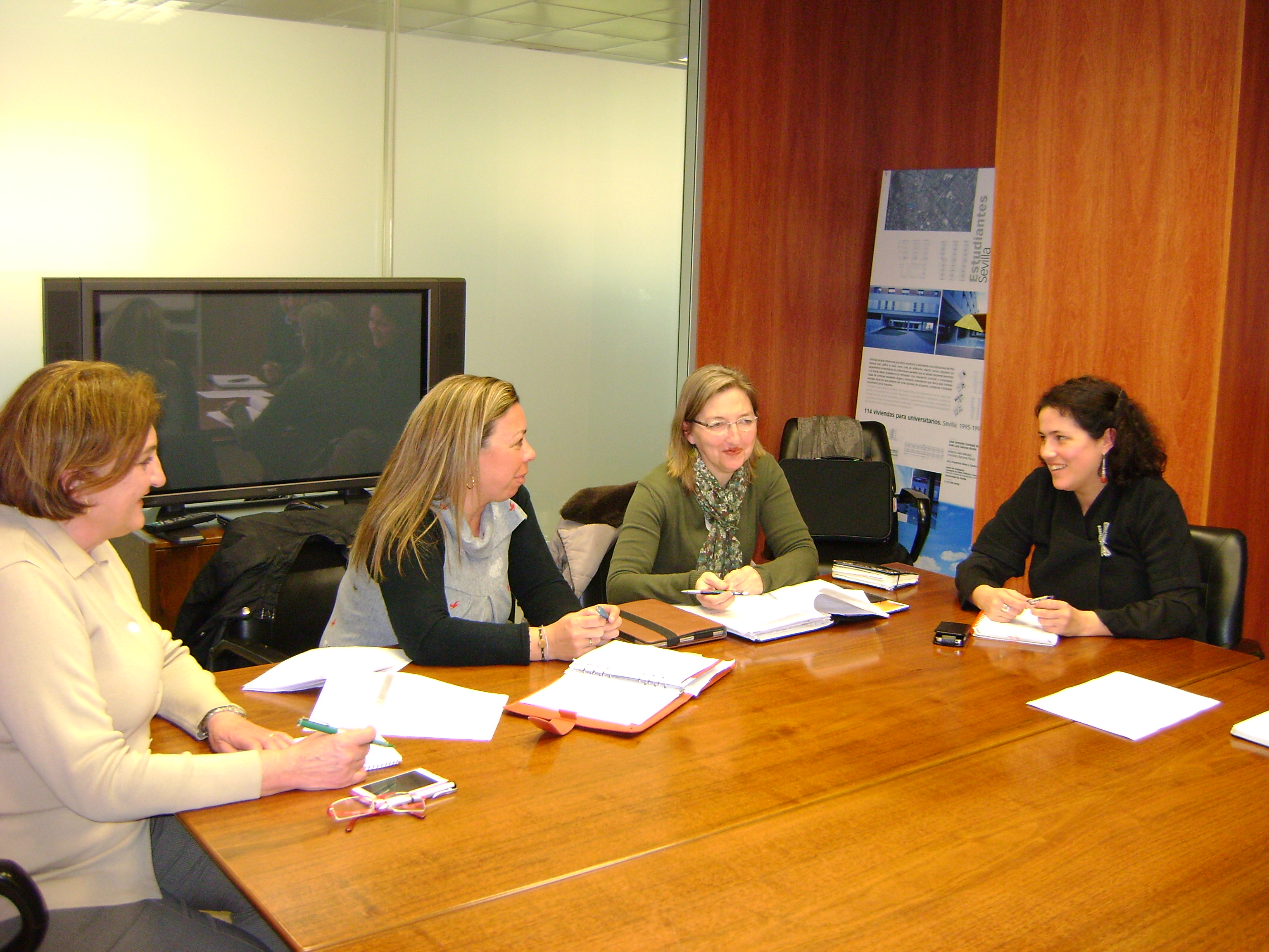 Encuentro oficina desahucio y Consejo Andaluz