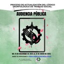 Abierto el Plazo de Audiencia Pública para la modificación del Código Deontológico de Trabajo Social