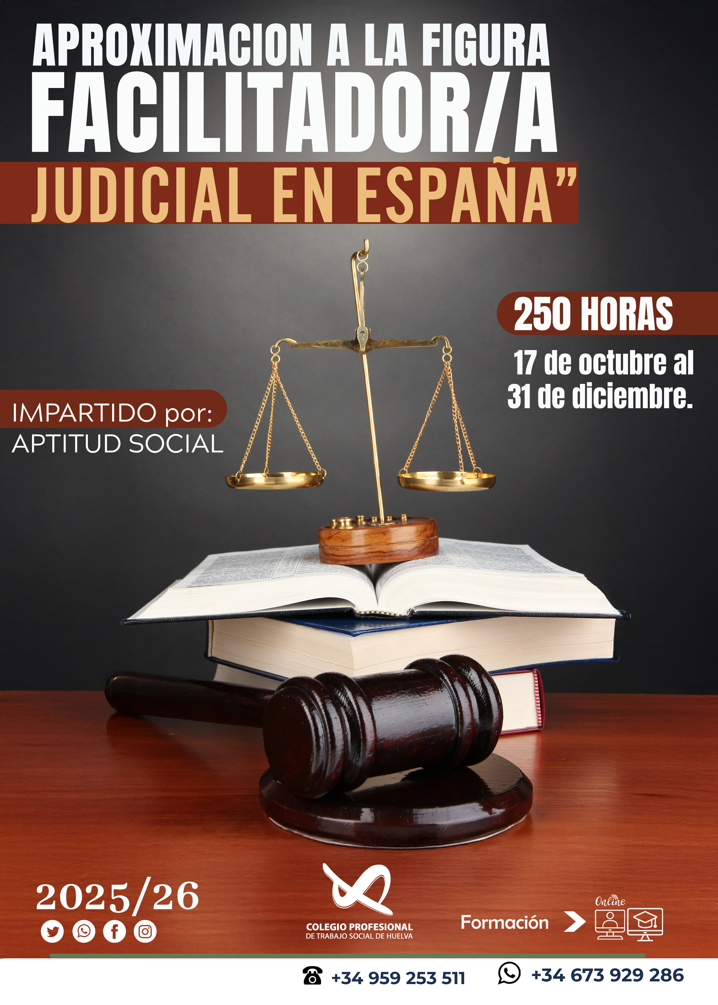 ACCIÓN FORMATIVA: “APROXIMACION A LA FIGURA DEL FACILITADOR/A JUDICIAL EN ESPAÑA” 