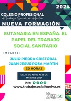 ACCIÓN FORMATIVA: "EUTANASIA EN ESPAÑA. EL PAPEL DEL TRABAJO SOCIAL SANITARIO"