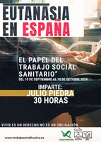 ACCIÓN FORMATIVA: "EUTANASIA EN ESPAÑA. EL PAPEL DEL TRABAJO SOCIAL SANITARIO"