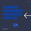 Declaración de Posicionamiento del Consejo Andaluz de Trabajo Social ante el perjuicio en la profesión del nuevo procedimiento de valoración de la Dependencia implantado en el Plan de Choque de la Agencia de Servicios Sociales y Dependencia (ASSDA)