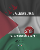 Desde el Consejo Andaluz de Colegios Profesionales y Oficiales de Trabajo Social iniciamos una campaña de visibilización y denuncia contra el genocidio en Gaza.
