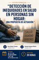 ACCIÓN FORMATIVA: “DETECCIÓN DE INEQUIDADES EN SALUD EN PERSONAS SIN HOGAR: UNA PROPUESTA DE ACTUACIÓN”