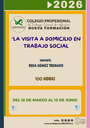 Acción formativa: “La visita a domicilio en Trabajo Social”