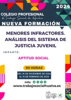 Acción formativa: “Menores infractores. Análisis del Sistema de Justicia Juvenil”