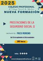 ACCIÓN FORMATIVA: “PRESTACIONES DE LA SEGURIDAD SOCIAL II”