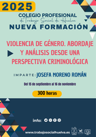 ACCIÓN FORMATIVA: “VIOLENCIA DE GÉNERO. ABORDAJE Y ANÁLISIS DESDE UNA PERSPECTIVA CRIMINOLÓGICA”