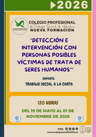 Acción formativa: "Detección e intervención con personas posibles víctimas de trata de seres humanos"