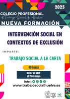 ACCIÓN FORMATIVA: "INTERVENCIÓN SOCIAL EN CONTEXTOS DE EXCLUSIÓN"