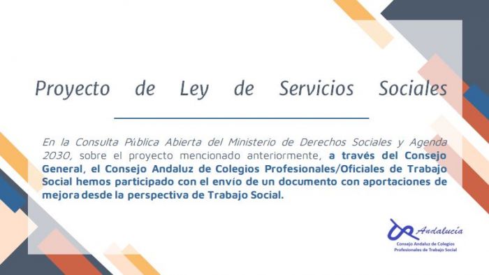 Participación en el Proyecto de Ley de Servicios Sociales